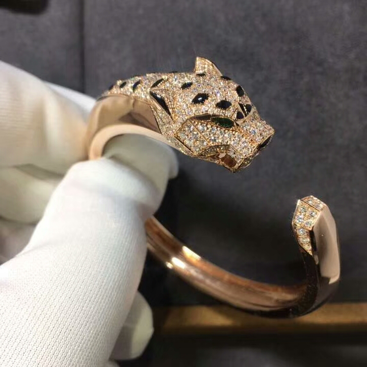 Panthère de Cartier Bracelet in 18K Pink Gold set with 360 Brilliant-cut Diamonds N6710217